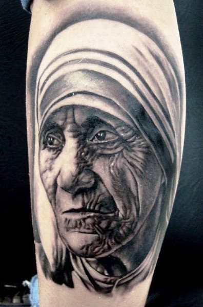 Mother teresa tattoo by Andrea Afferni  Post 812