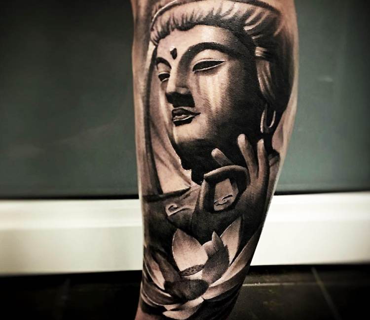 Buddha tattoo by Hugo Feist | Post 20233