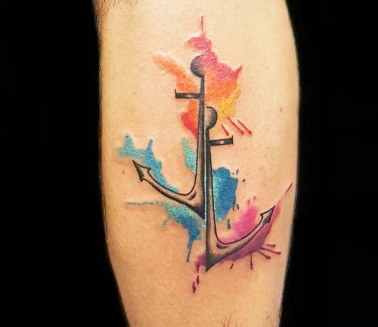 Anchor tattoo by Ilaria Tattoo Art | Photo 22813