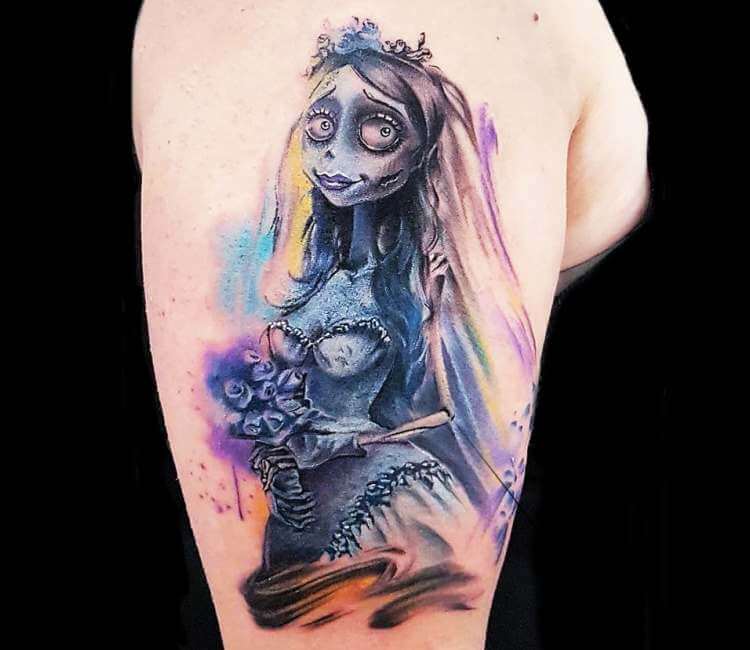 Corpse Bride tattoo by Ilaria Tattoo Art
