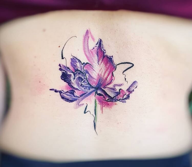 50 Best Watercolor Flower Tattoos Designs  Ideas 2023