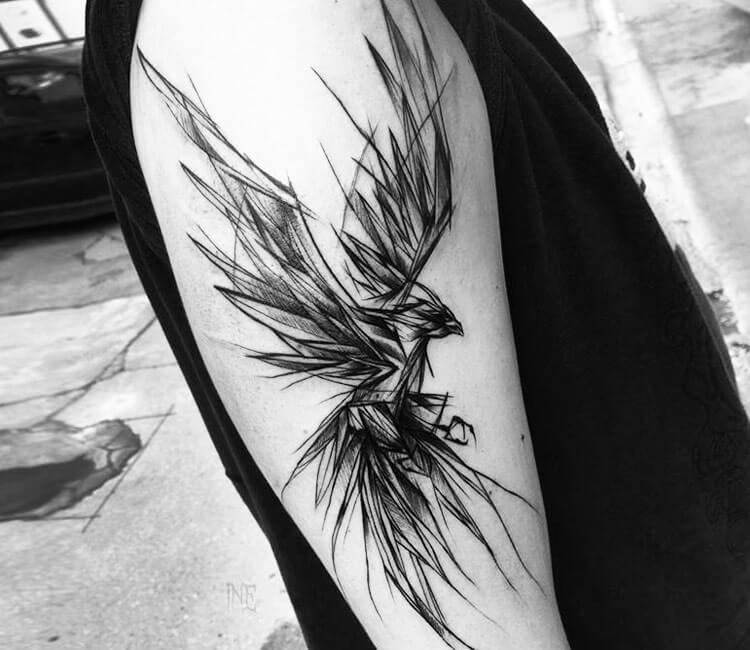 Phoenix tattoo sketch by elenoosh on DeviantArt
