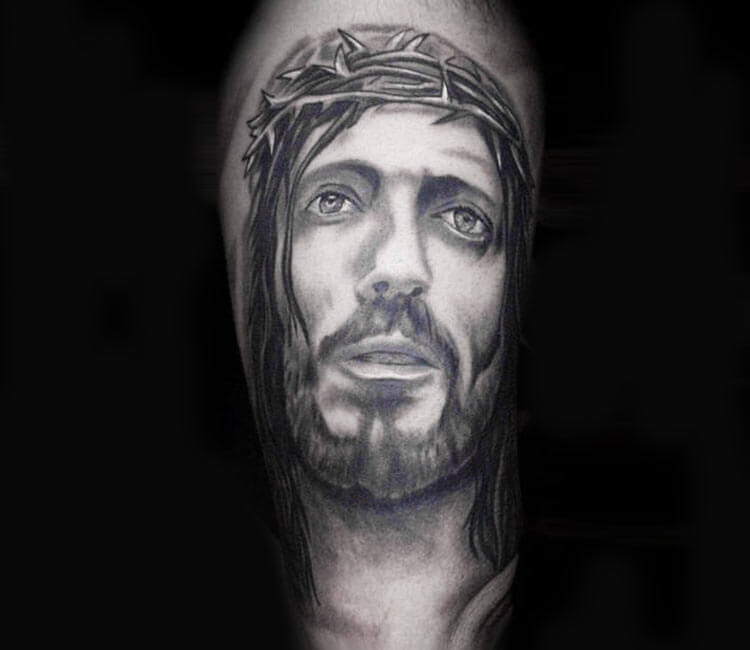 Jesus tattoo by Ivan Tattoo | Post 5917