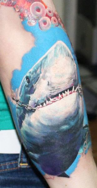 Shark tattoo by Iwan Yug | Post 6390