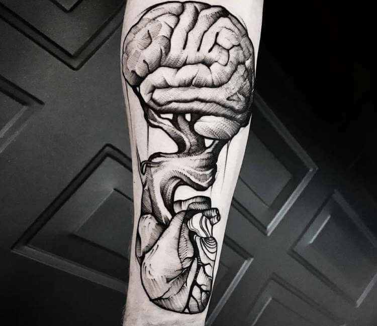 Hand, Brain and Heart tattoo by ponydroid -- Fur Affinity [dot] net