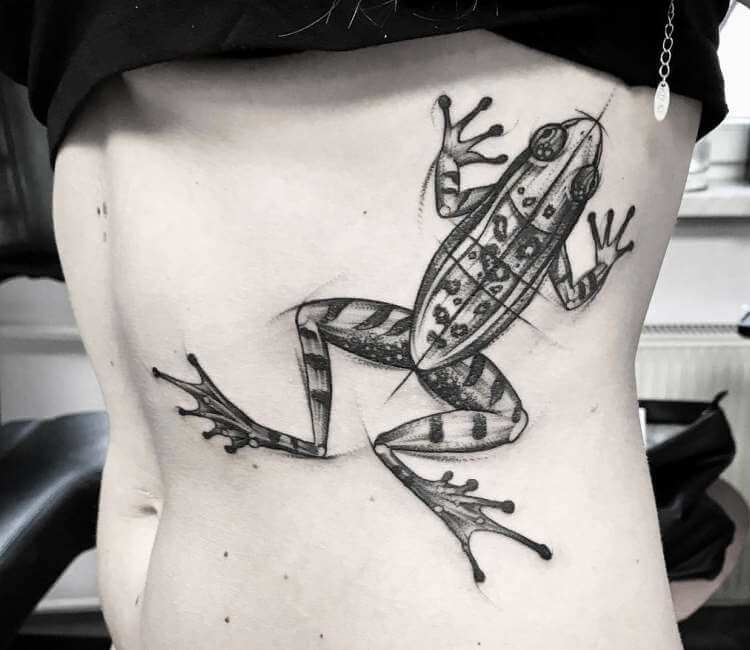 Tree Frog Temporary Tattoo