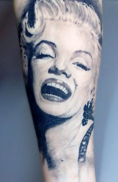 Marilyn monroe tattoo by Jak Connolly | Post 11415