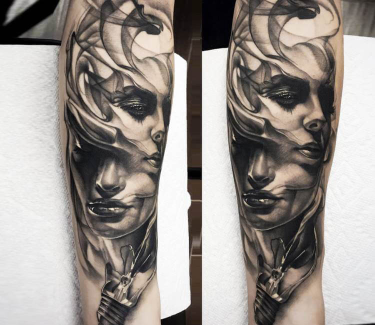 artist jake ross tattoos morph faces tattoo 16304171550