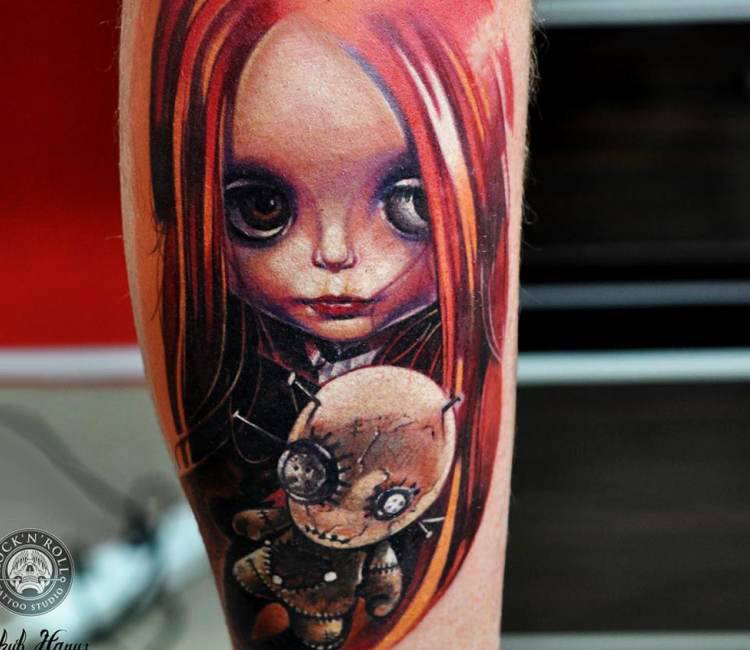 15 Voodoo Doll Tattoo Designs for a Touch of Dark Magic  Psycho Tats