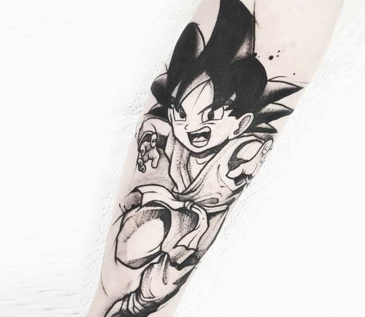 Kamz Inkzone  Goku tattoo design by loveinkzonetattoos  Facebook