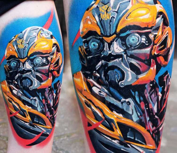 Transformers Decepticon Leg Tattoo Front by Makunix on DeviantArt