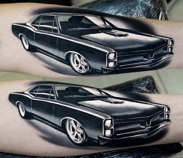 Pontiac Gto 67 tattoo by James Artink Photo 23757