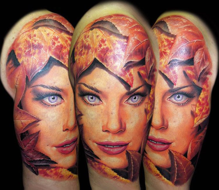 Woman tattoo by James Tattooart Post 13982