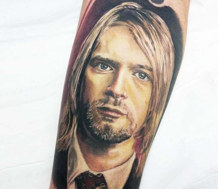 Kurt Cobain tattoo by Jason Baker | Post 19544