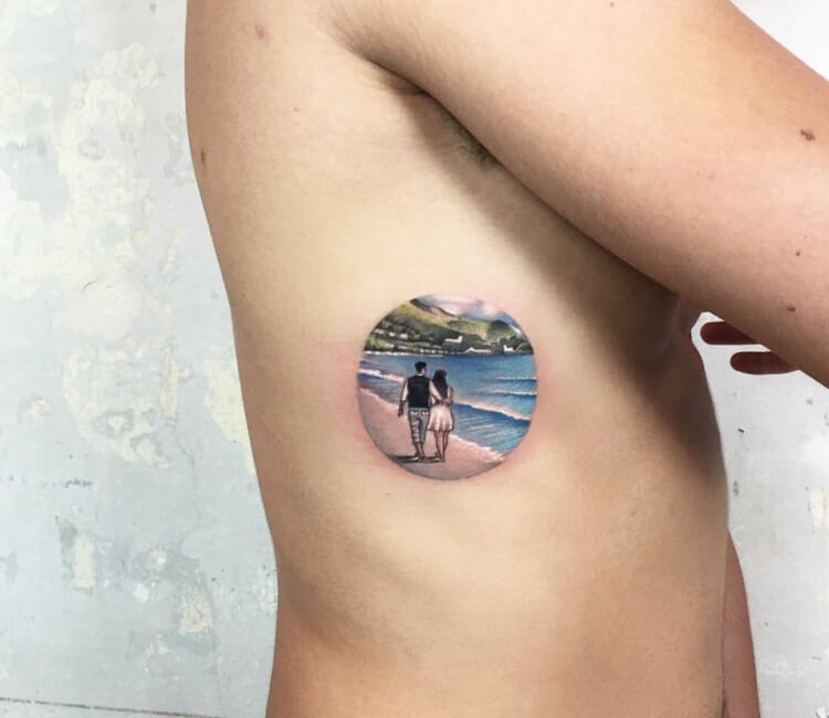 Beach tattoo by Jefree Naderali | Post 29818