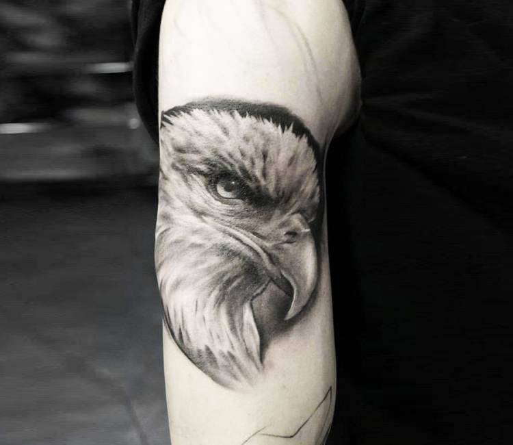 Eagle Head tattoo by Jirka Tattoo | Photo 17147
