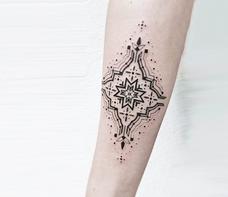 Geometric tattoo by John Monteiro | Post 17507