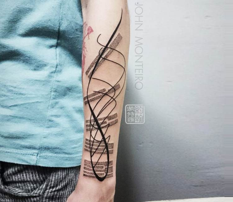 Abstract Line tattoo Art by John Monteiro | Post 17504