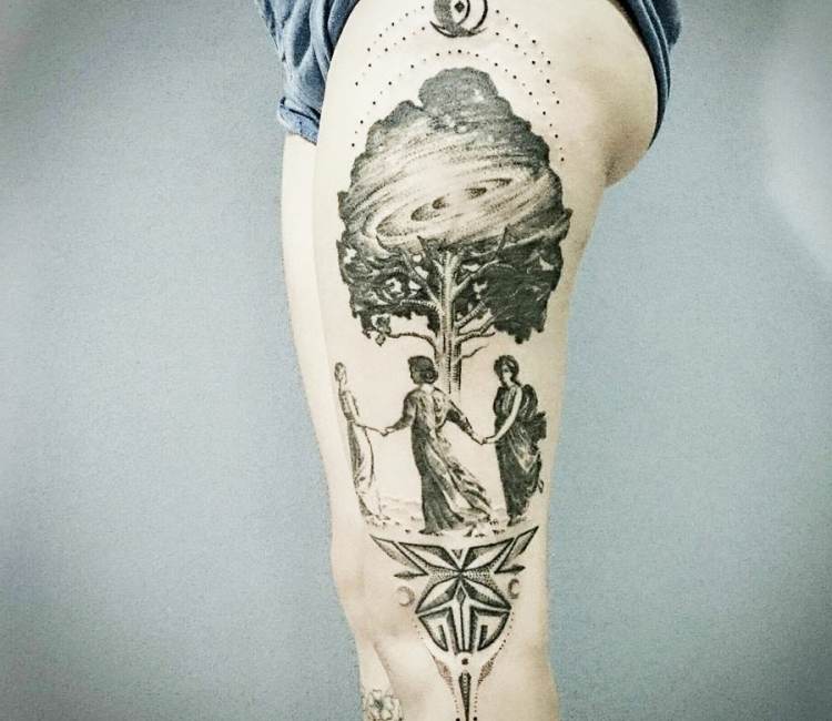 Spiritual Tattoo 20 Ideas And Their Meanings  Stunning Examples   Spirithandbook