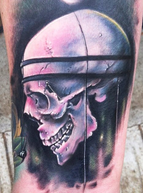 Matt Morrison Skeleton Bomber Pilot by Matt Morrison  Tattoos