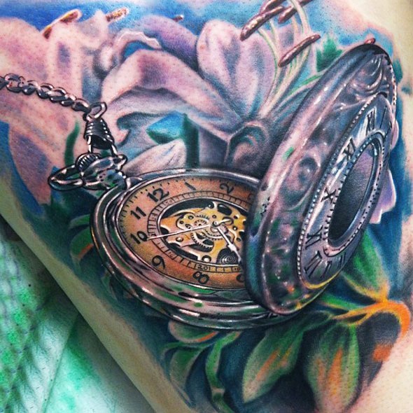 15 Best Clock Tattoo Designs With Images  Styles At Life