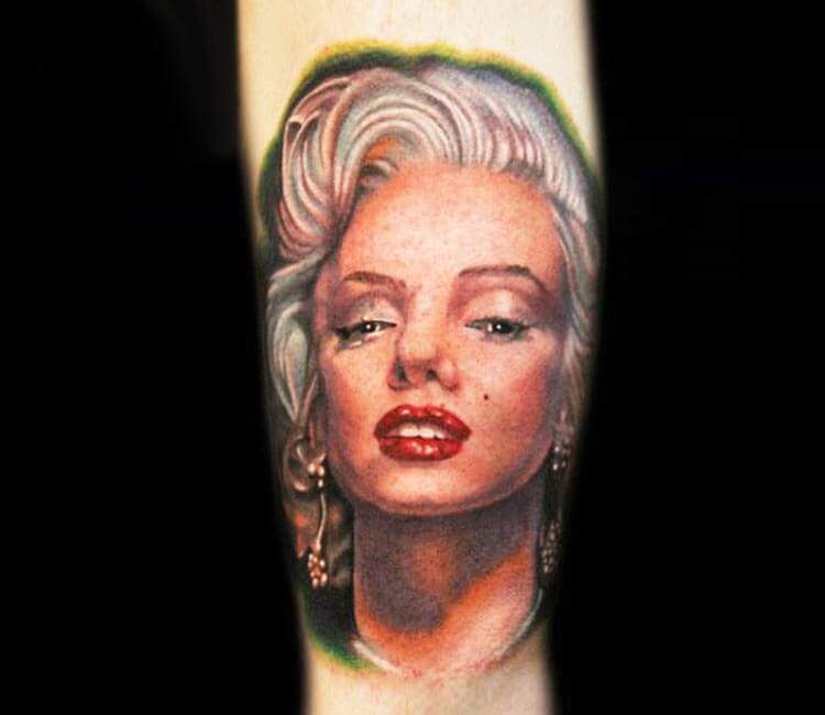 Marilyn Monroe tattoo by Josh Woods Post 3157