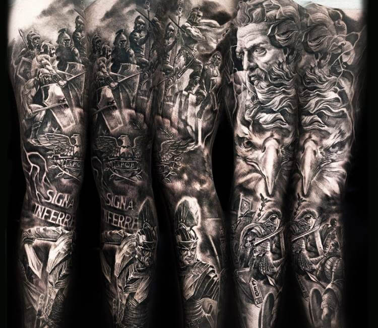 Horseman of Apocalypse Tattoo Sleeve  Best Tattoo Ideas Gallery