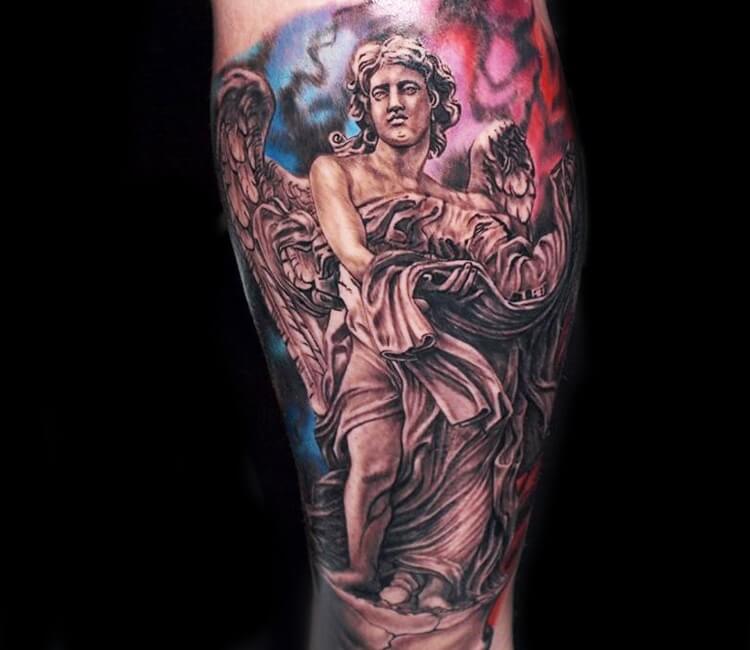 realistic angel statue tattooTikTok Search