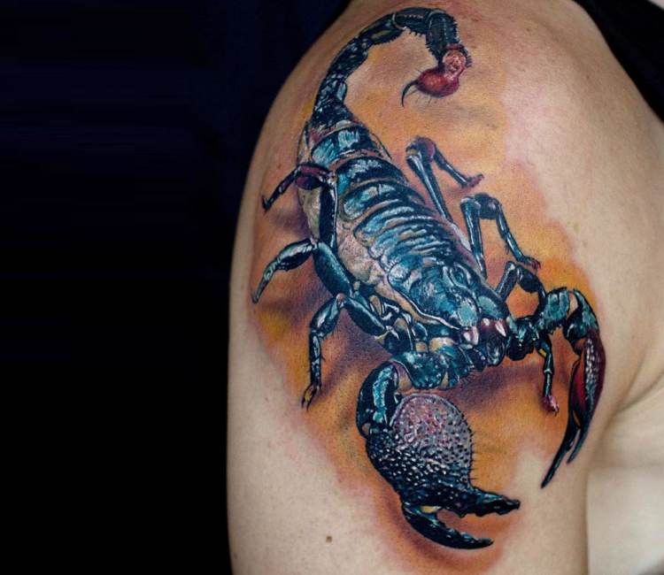 Scorpion tattoo by Jurgis Mikalauskas | Post 21006