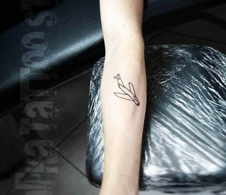 Tattoo uploaded by Architex • Airplane tattoo! • Tattoodo