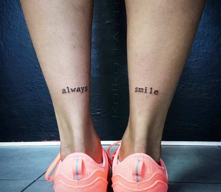 24 Wonderful Smile Wrist Tattoos  Tattoo Designs  TattoosBagcom