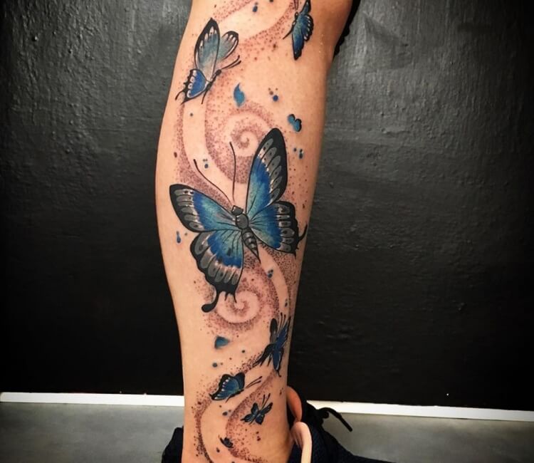 The Canvas Arts The Canvas Arts Wrist, Arm, back Butterfly Temporary Tattoos  - Price in India, Buy The Canvas Arts The Canvas Arts Wrist, Arm, back  Butterfly Temporary Tattoos Online In India,