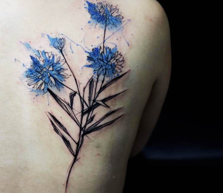 Small watercolor flower | Fast tattoo - YouTube