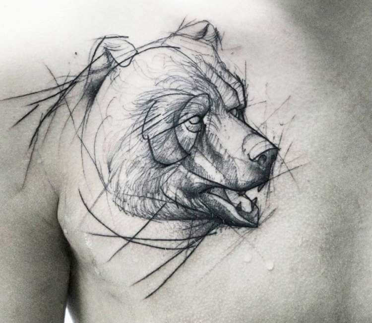 bear tattoo design by MissMetro on DeviantArt
