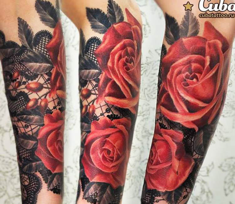 Roses tattoo by Karina Cubatattoo | Post 15188