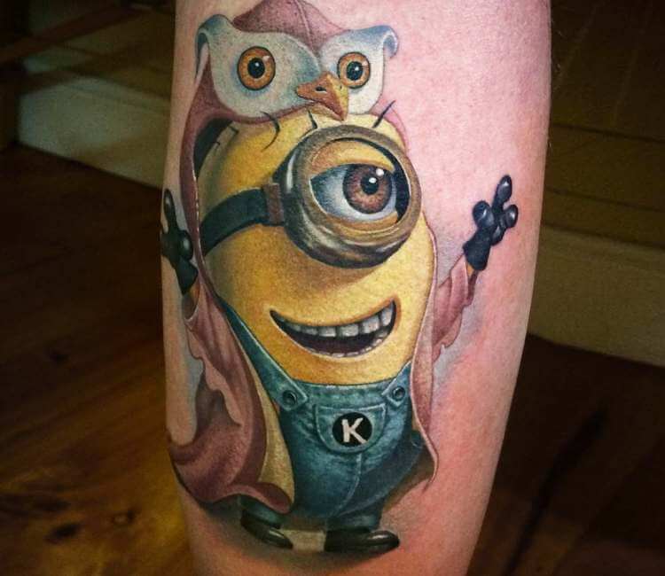 Minion tattoo by @housetattoo To submit your work use the tag #gamerink And  don't forget to share our page too! #tattoo #tattoos #tatua... | Instagram