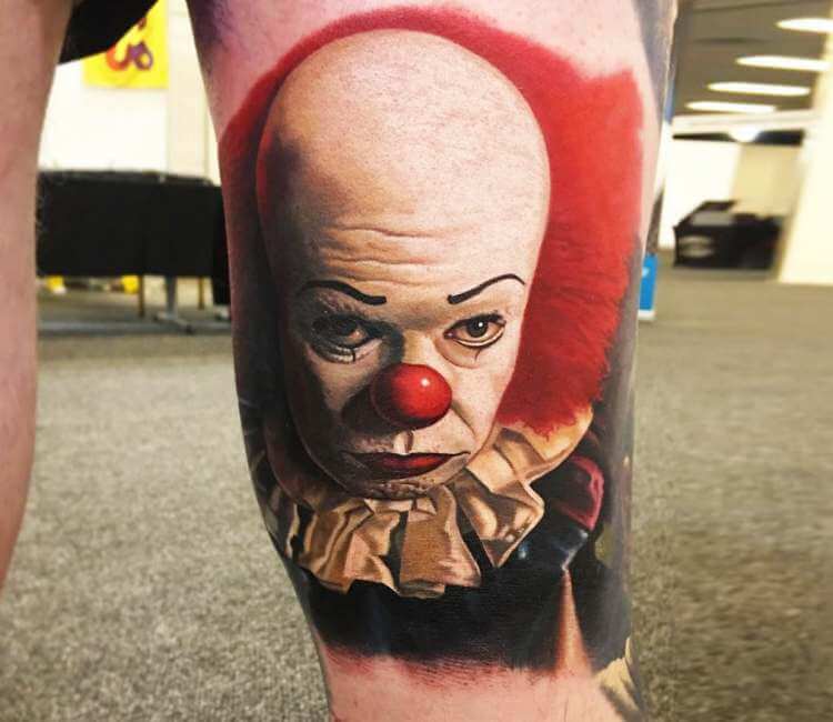 Old school Pennywise tattoo design  Movie tattoos Pennywise tattoo Tattoo  design drawings