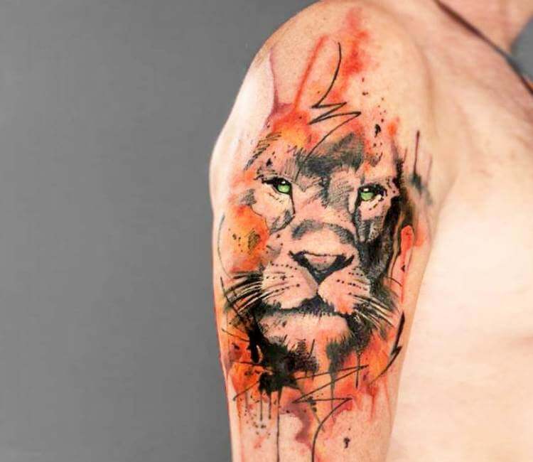 Buy Abstract Lion Tattoo Online In India  Etsy India
