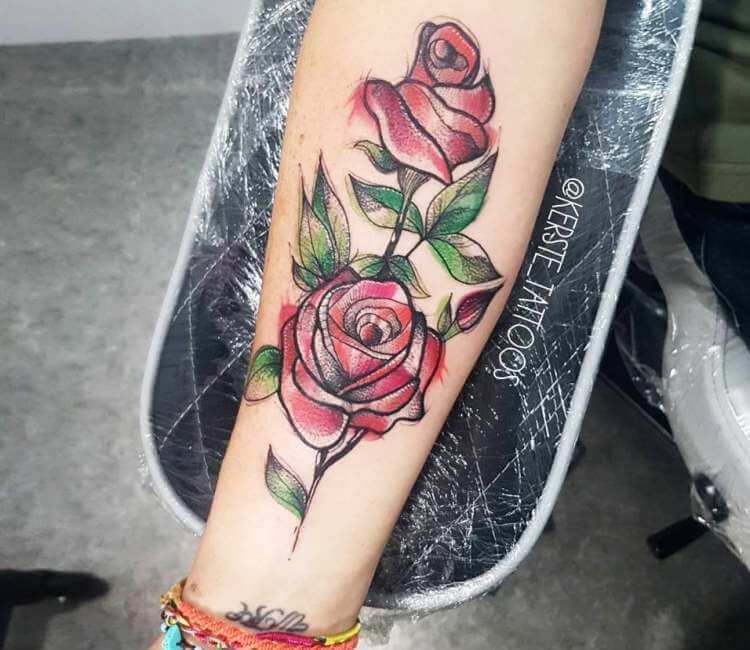 A couple months ago I posted about my rose tattoo fading and got advice on  getting it outlined Well I was able to do just that and I think its  healed beautifully