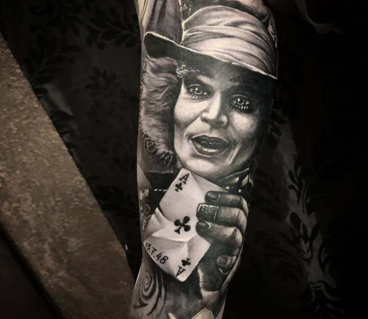 The Mad Hatter tattoo by Kevin Saxler Photo 23286