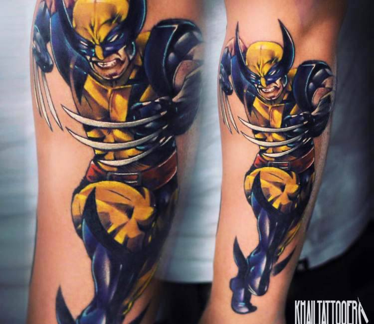 Wolverine 👊 #dnalvestattoo | Geek tattoo, Wolverine tattoo, Spiderman  tattoo