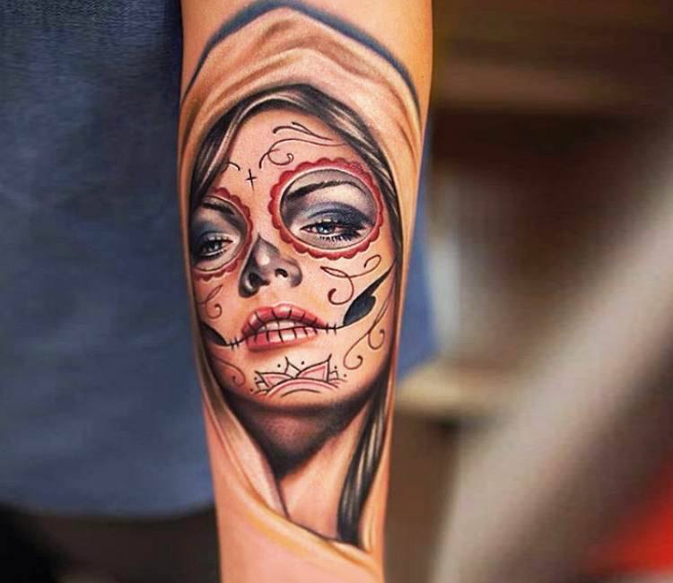 Muerte Tattoo By Khan Tattoo Post 15265