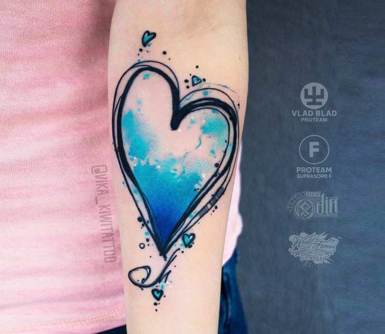 Anatomical Heart Neo Traditional Tattoo Design – Tattoos Wizard Designs