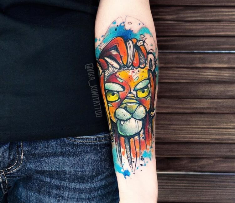 Rasta Lion tattoo by blaketats on DeviantArt