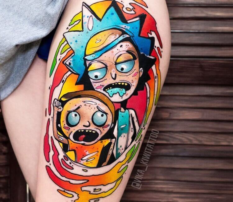 rick and morty neck tattoo ideasTikTok Search