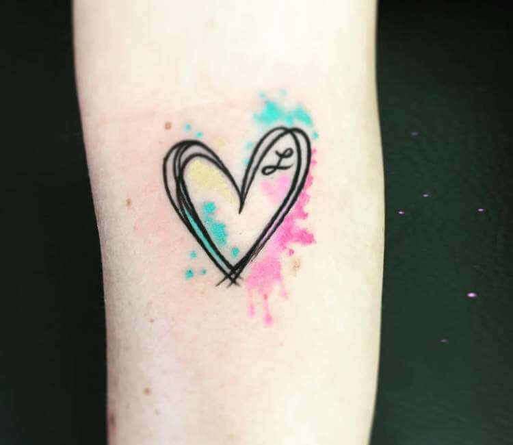 Two heart tattoo by Klaras Tattoo | Post 27586
