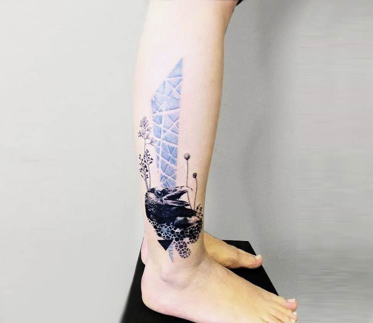 Crow tattoo by Koit Tattoo | Post 20447
