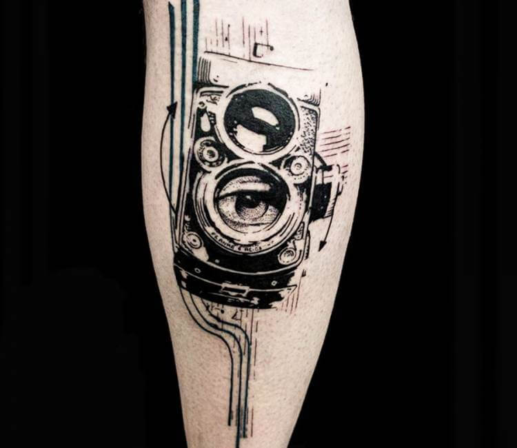 Movie camera tattoo by EdgarValerio on DeviantArt