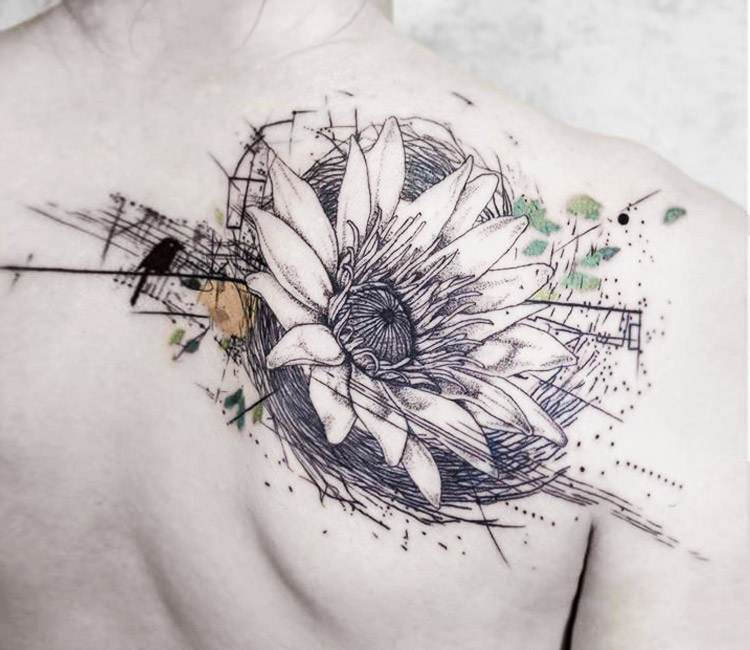 Sunflower tattoo by Koit Tattoo  Post 18603