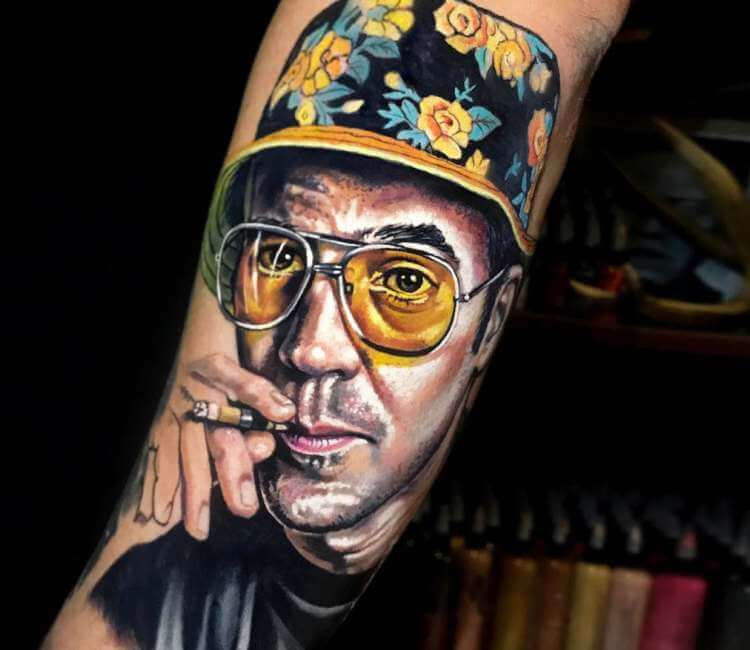 Strange And Wonderful Hunter S Thompson Inspired Tattoos  Tattoodo